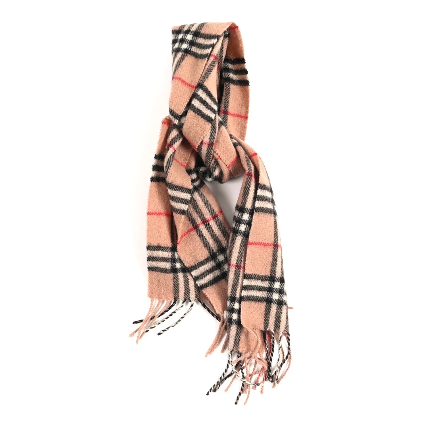 Burberry — Fringe Scarf — Accessory — resale