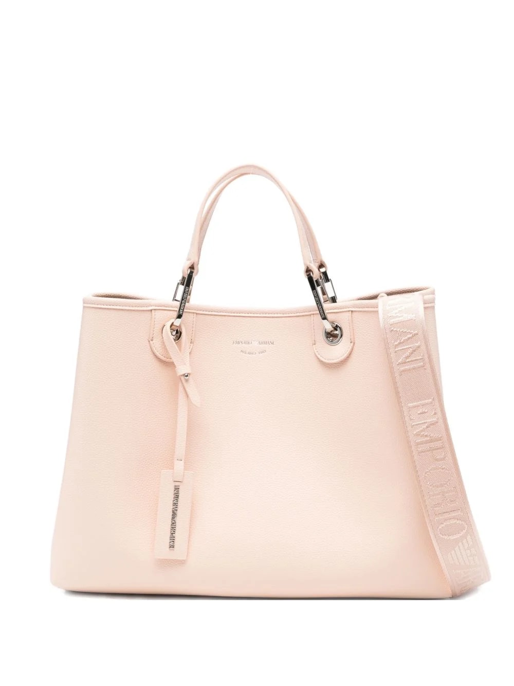Emporio Armani — Emporio Armani Medium Myea Shopper With Deer Print — Handbag — resale