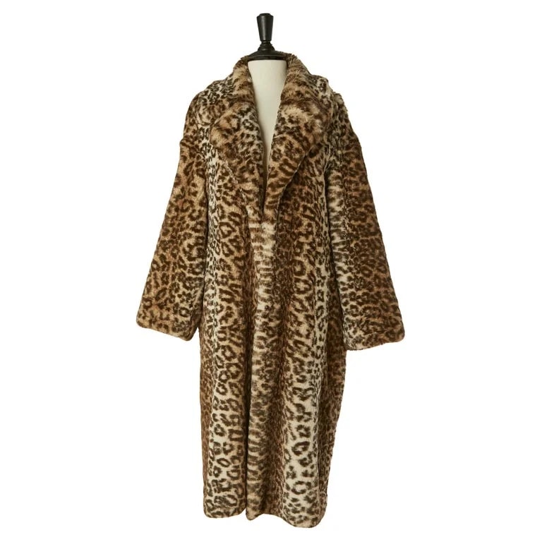 Faux Fur Coat With Animal Pattern Matimi — Clothing — resale
