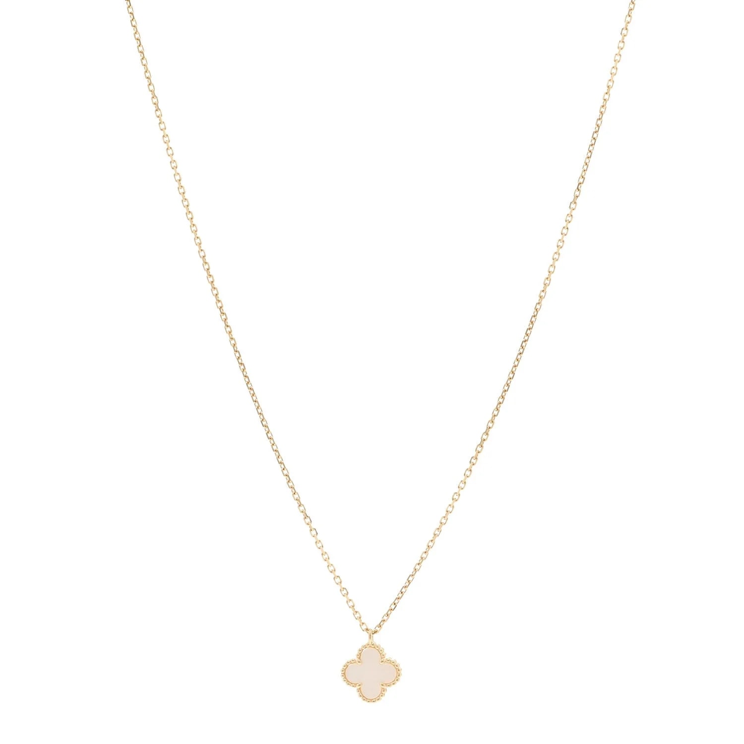 Van Cleef & Arpels — 18K Yellow Gold Mother of Pearl Pure Alhambra — Jewelry — resale