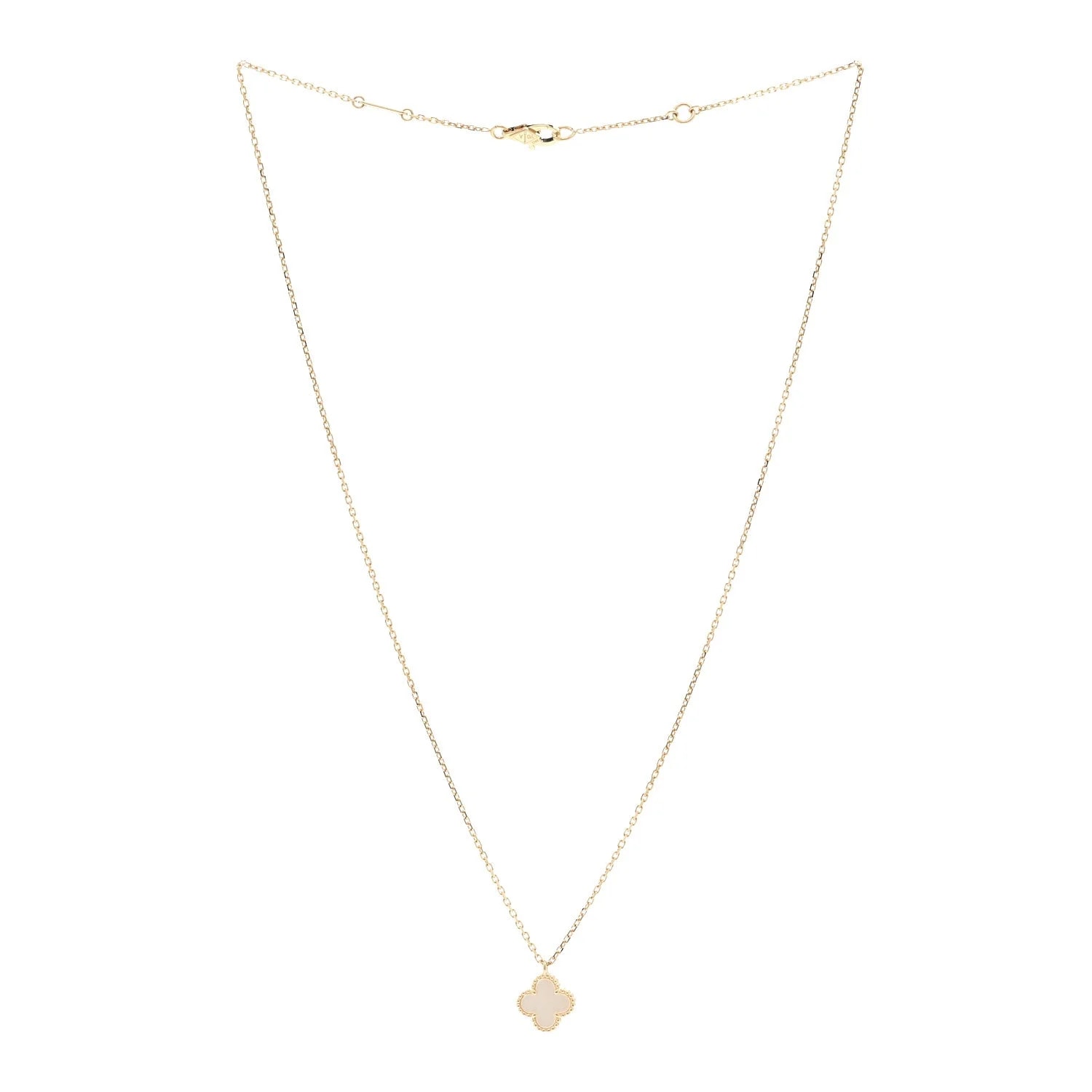 18K Yellow Gold Mother of Pearl Pure Alhambra 3