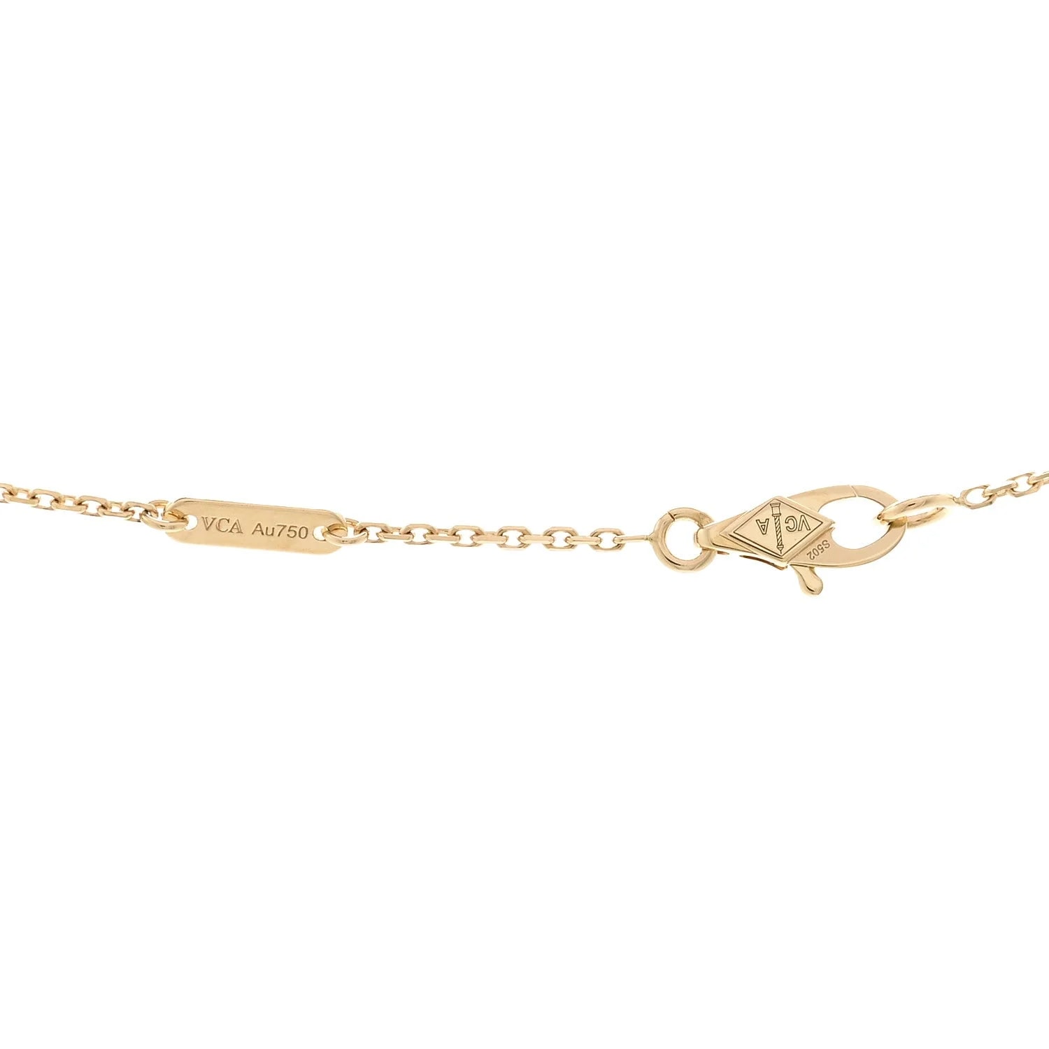 18K Yellow Gold Mother of Pearl Pure Alhambra 4