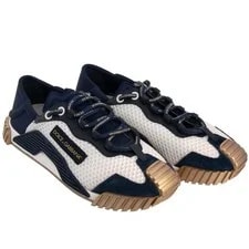 Dolce & Gabbana — Dolce & Gabbana DG Logo Low-Top Shoes NS1 White Gold — Sneaker — resale