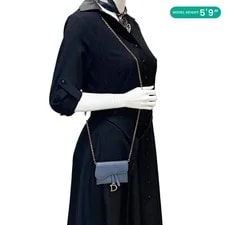 Christian Dior Saddle With Chain Crossbody 2