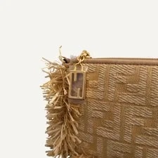 Fendi Baguette Viscose Fringe Monogram Mini NEW 3