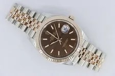 Rolex — Rolex Datejust 41 126331 Chocolate Dial Jubilee Band Two-Tone Everose 41mm — Watch — resale