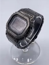 Casio Solar G Shock Digital Stainless Steel BLK SS From Japan 2