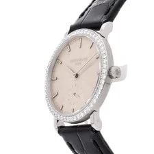 Patek Philippe Calatrava White Gold Manual 31mm Diamond Strap 7120G-001 2