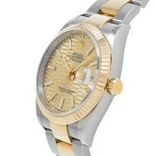 Rolex Datejust 36 126233 Golden Fluted Motif Dial Stainless Steel #W690 2