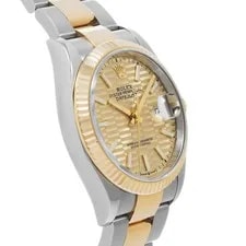 Rolex Datejust 36 126233 Golden Fluted Motif Dial Stainless Steel #W690 3