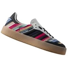 Adidas Sambae Casual Shoes Gum With Stripes 3