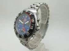TAG Heuer Formula1 CA12101-1 Chronograph Quartz Blue Dial SS Box 3