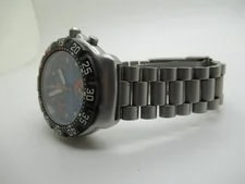 TAG Heuer Formula1 CA12101-1 Chronograph Quartz Blue Dial SS Box 4