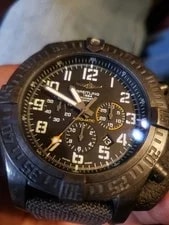 100% Authentic Breitling Hurricane 50mm Avenger XB01701A Black Dial / Breitlight 4