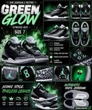 Size 7 - Air Jordan 3 Retro Glow 2