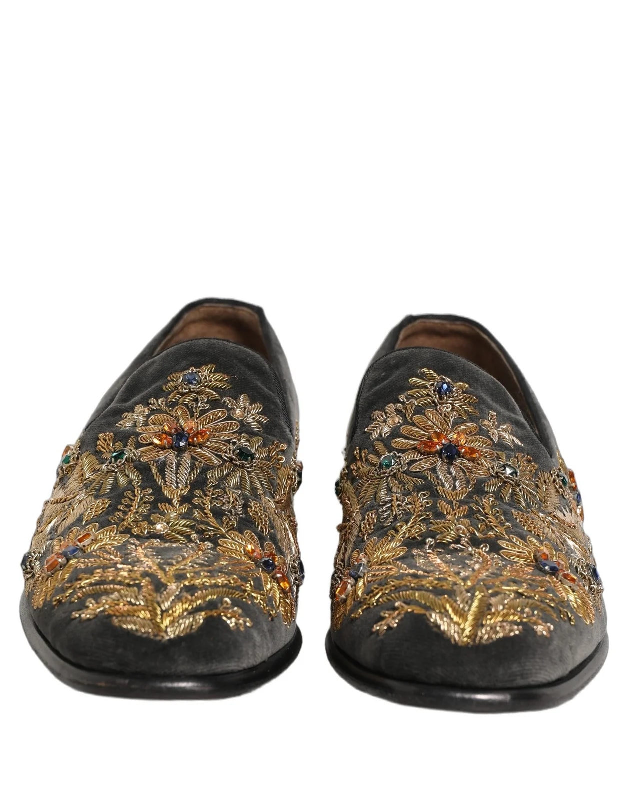 Dolce & Gabbana Embroidered Dress Loafers Shoes 2