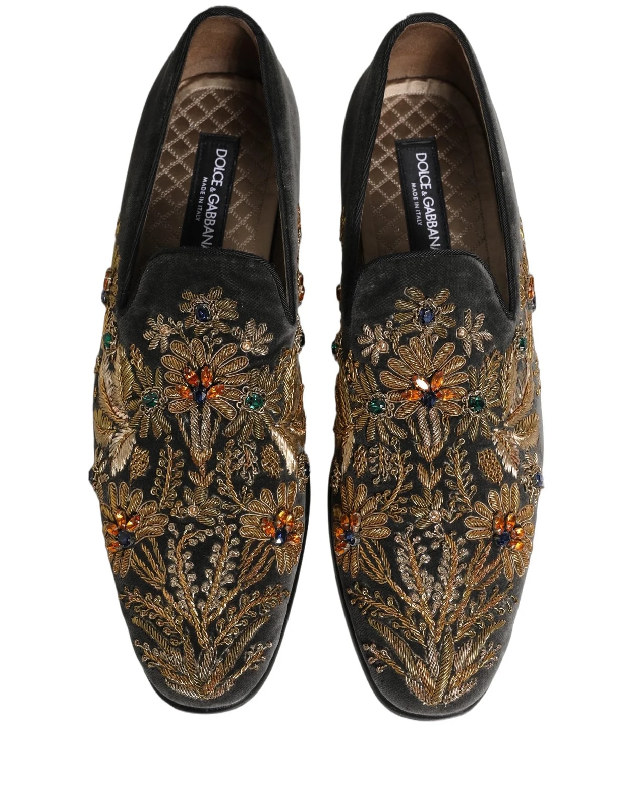 Dolce & Gabbana Embroidered Dress Loafers Shoes 3