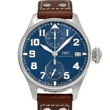IWC — IWC Big Pilot's IW515202 Hand-rolled 46mm Blue Stainless — Watch — resale