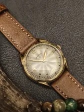 Hamilton — Hamilton Rolled Gold Plate Bezel Sunburst Dail Manual Watch 671 ETA1081 — Watch — resale