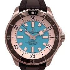 Breitling — Breitling Superocean Automatic 44mm A17376 Blue SS Automatic S — Watch — resale