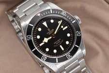 2016 Tudor Black Bay 41mm Steel Smiley Black Dial 79220N 2