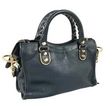 Balenciaga — Balenciaga Classic Metallic Edge Mini City 390160 Accessary — Handbag — resale