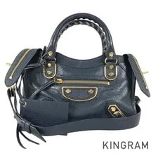 Balenciaga Classic Metallic Edge Mini City 390160 Accessary 4