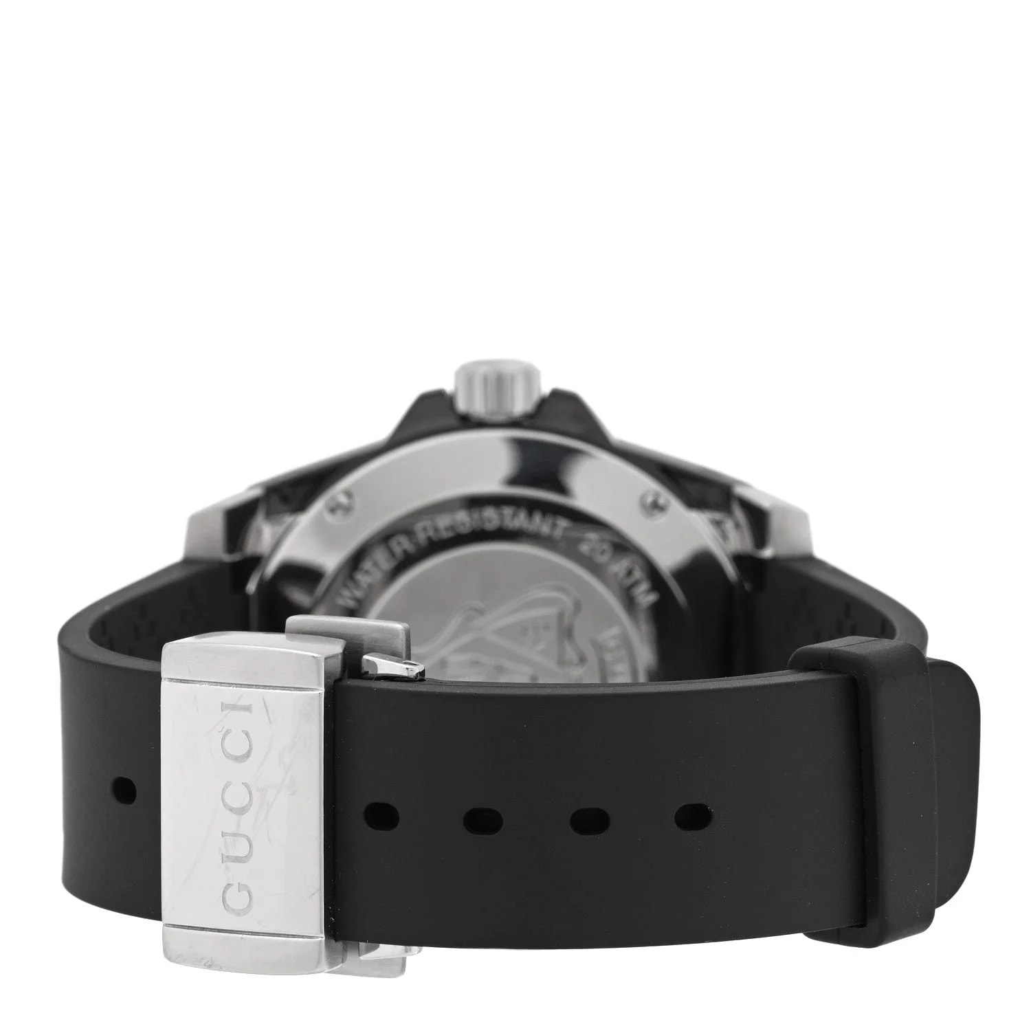 Stainless Steel Rubber 40mm Dive Quartz Black 3