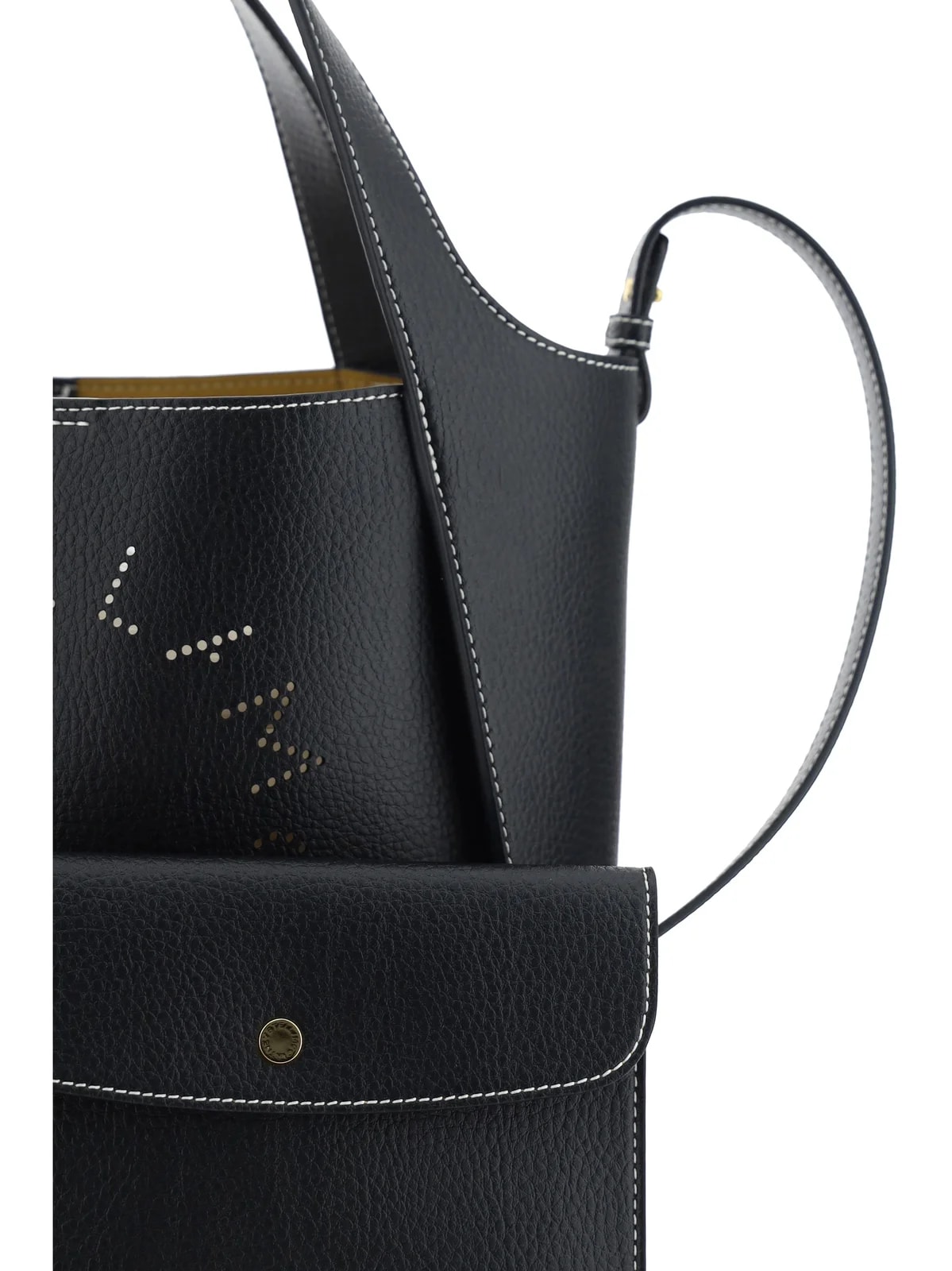 Stella Mccartney Grained Faux- — Polyamide 3