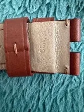 Panerai Leather Belt Brown 24mm Genuine Good Condition 4