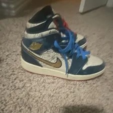 Jordan Air 1 Mid Top Basketball Lace Up 4