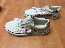 Vans Off the Wall Packing Tape Lace Up Skate Shoes Size 8 6.5 Unused 3