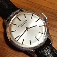 IWC Manual Working 2.1cm Case Free Size New Strap Swiss 2