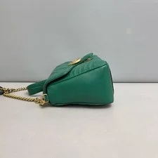 Gucci GG Marmont Small Quilted Wave Crossbody - Very Good #BL2W2K 4