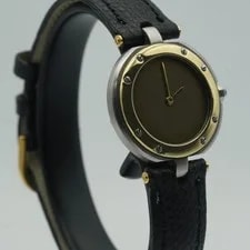 Cartier Santos Round Quartz 28mm Steel/Gold Papers CA194 3