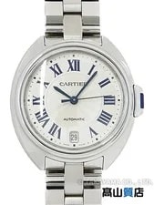 Cartier — Cartier Clé WSCL0006 / 3856 Stainless Steel 35mm Automatic #TW2364 — Watch — resale