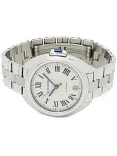 Cartier Clé WSCL0006 / 3856 Stainless Steel 35mm Automatic #TW2364 2