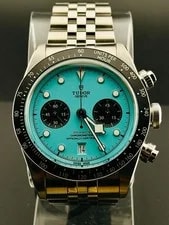 Tudor — 2025 Tudor Black Bay Chrono Turquoise Flamingo Blue 79360N Warranty Until 4/2030 — Watch — resale