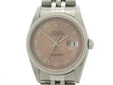 Rolex — Rolex Datejust 16234 K18White Gold / Stainless Steel 36mm Pink Dial #DW302 — Watch — resale