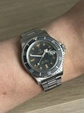 Tudor Submariner 9411/0 1973 Blue Dial Faded Bezel Snowflake Head Only 4