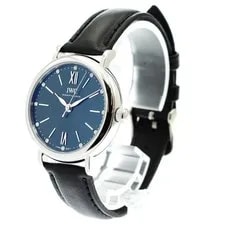 IWC Portofino Automatic IW357405 34mm SS Leather Moss Green Dial #C472 2