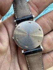 Patek Philippe Calatrava Solid 18k White Gold Screw Caseback Look! 3