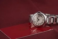 2017 Cartier Ballon Bleu 3009 W69010Z4 Stainless Steel 28MM W/card 2