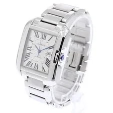 Cartier Tank Anglaise LM W5310009 30mm SS Silver #C4331 2