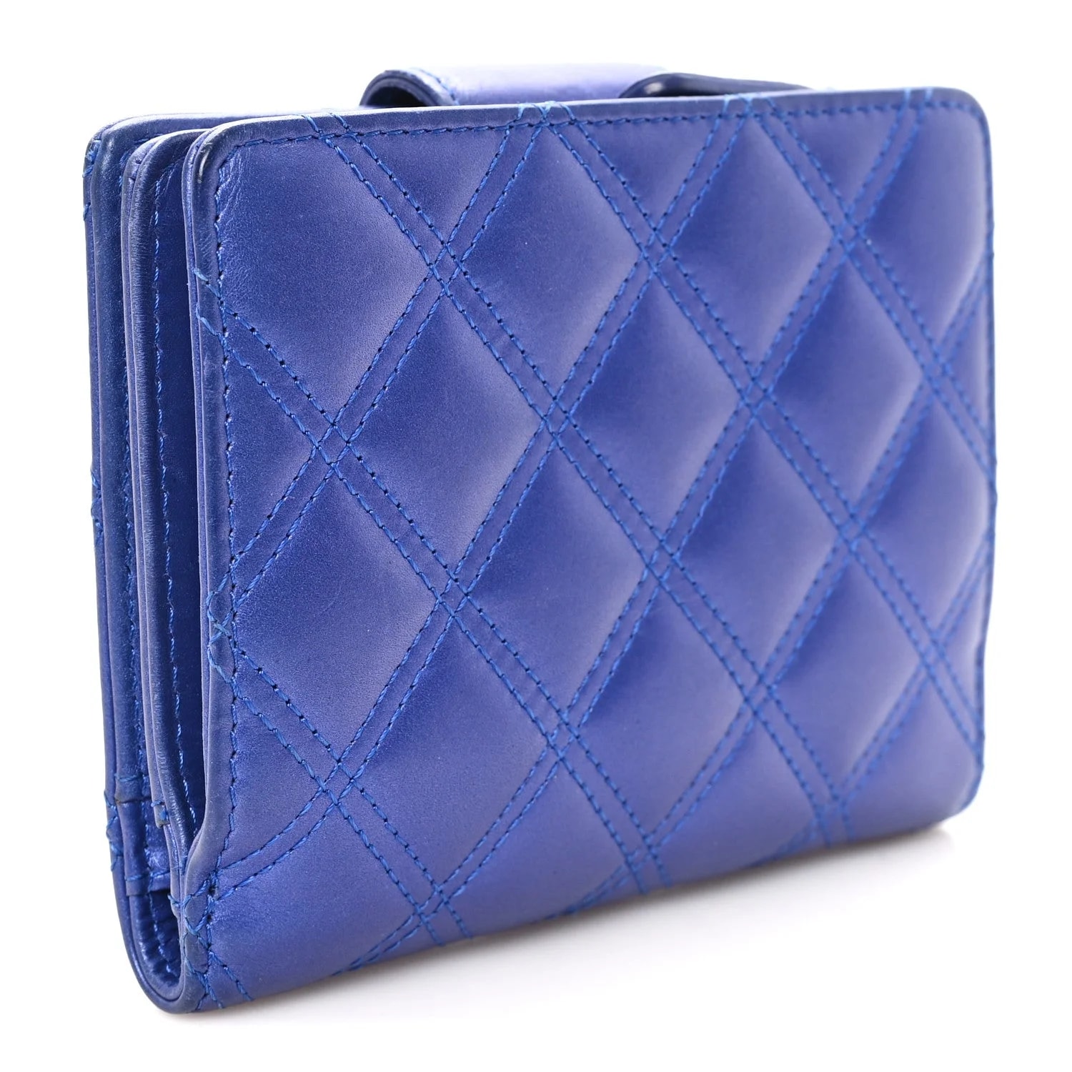 Double Stitch Compact Zipped Pocket Wallet 3