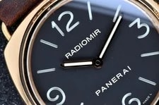2006 Panerai Radiomir 45mm 18k Rose Gold Hand Wind PAM00231 Black Sandwich 3