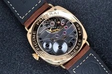 2006 Panerai Radiomir 45mm 18k Rose Gold Hand Wind PAM00231 Black Sandwich 4