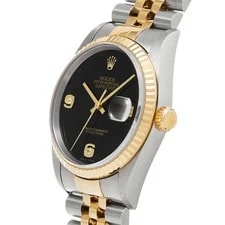 Rolex Datejust 16233 2BR 36mm Stainless Steel Black #WW625 2