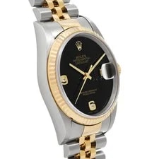 Rolex Datejust 16233 2BR 36mm Stainless Steel Black #WW625 3