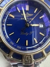 31mm [N. ] Breitling Lady J 18K Bezel St. Steel Quartz 6” 2